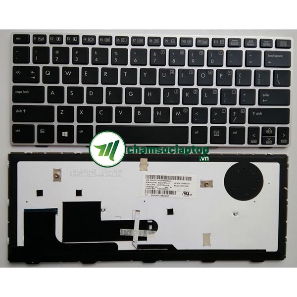 Bàn phím HP EliteBook Revolve 810-G1, 810-G2